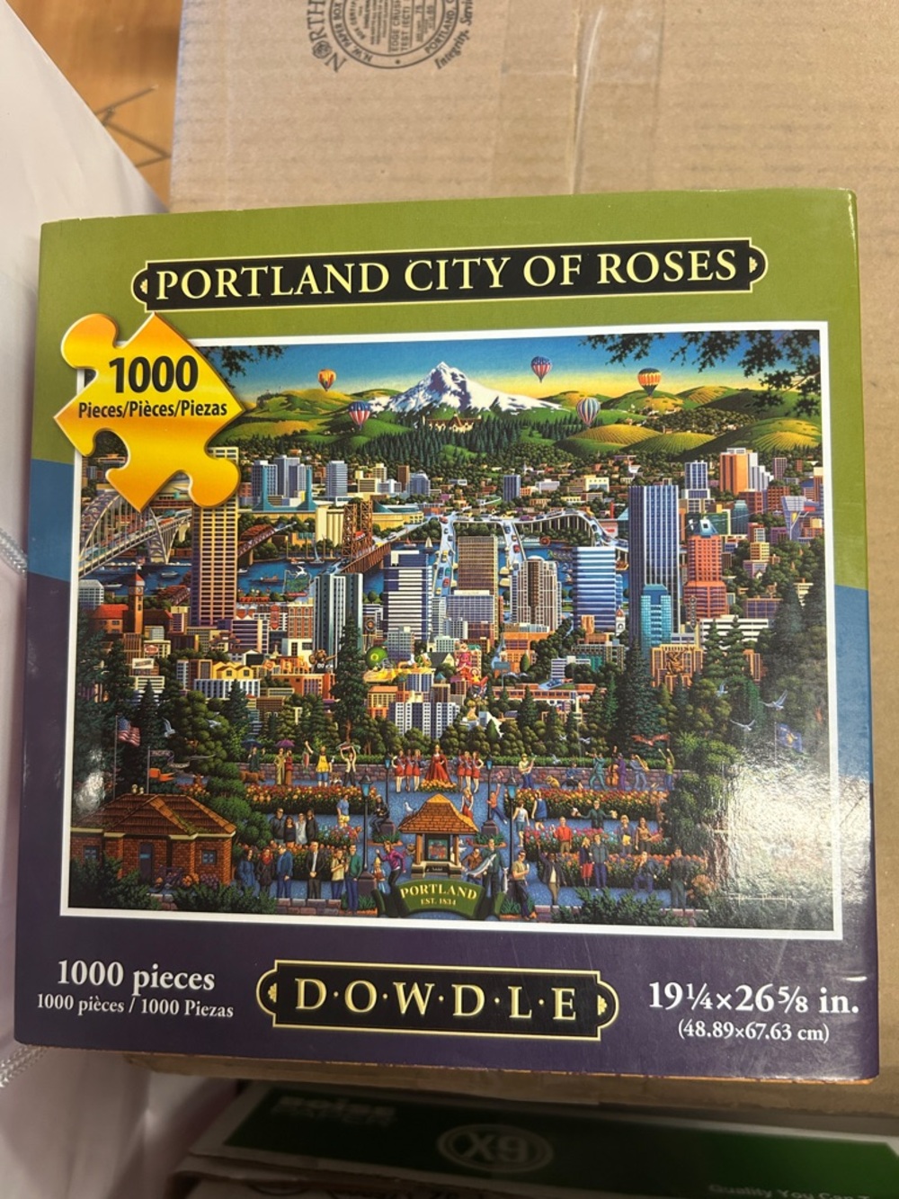 Dowdle Portland City of Roses 1000-Piece Puzzle – Multicolor
